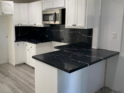 GM-Calacatta Rayo Quartz Slab
