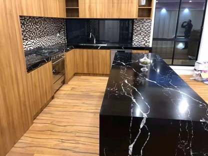 GM-Calacatta Rayo Quartz Slab