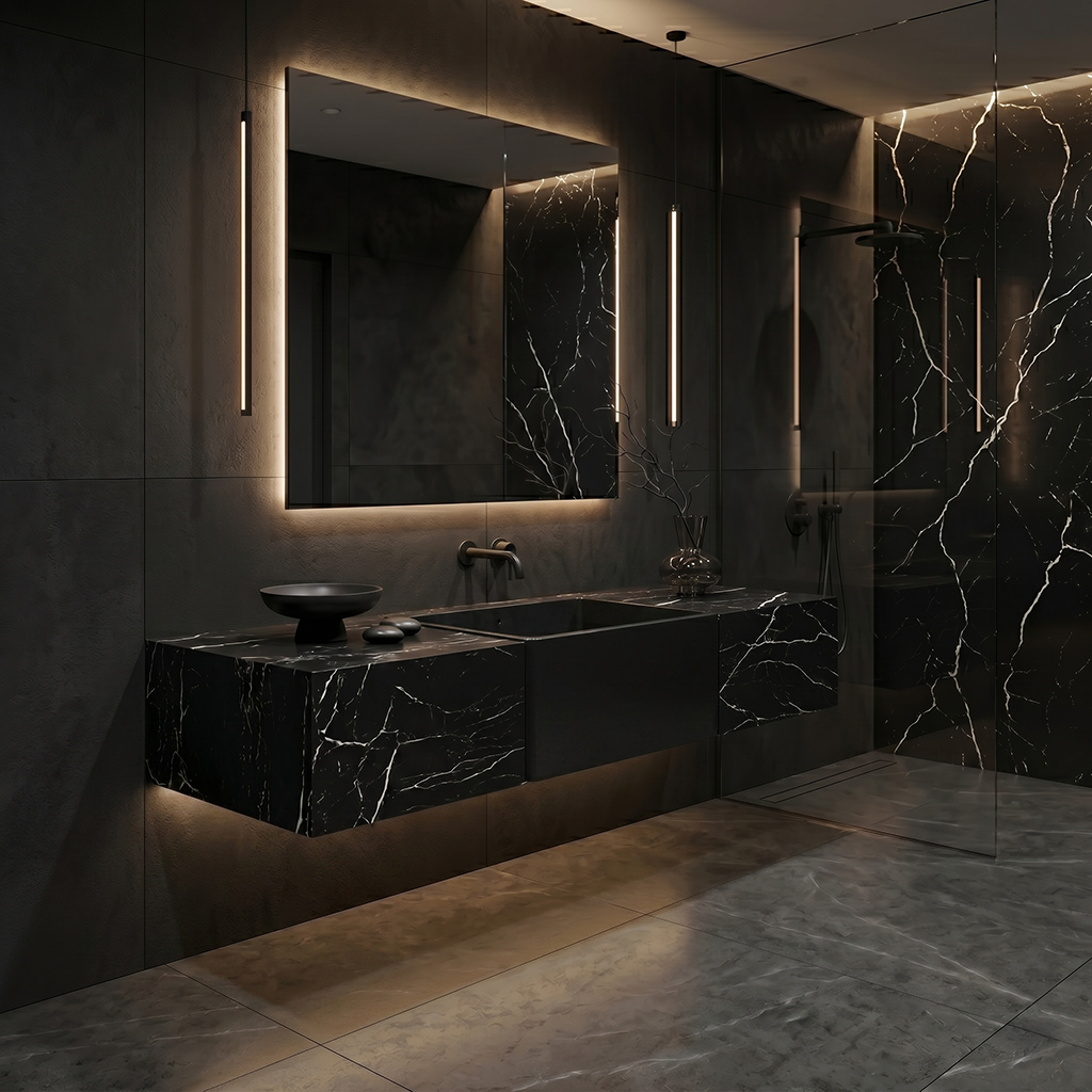 GM-Calacatta Rayo Quartz Slab