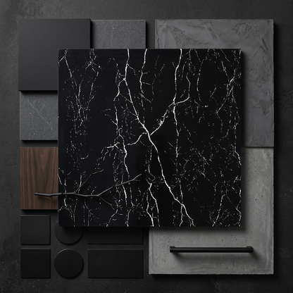 GM-Calacatta Rayo Quartz Slab