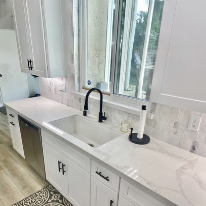 GM-Calacatta Vene Quartz Slab