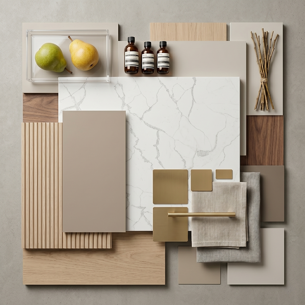 GM-Calacatta Vene Quartz Slab