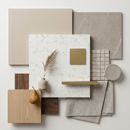 GM-Carrara Gold Sintera Silica-Free Quartz Slab