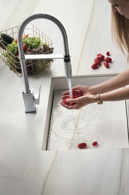 GM-Florim PorcelainTop™ Bianco Lasa Porcelain Slab