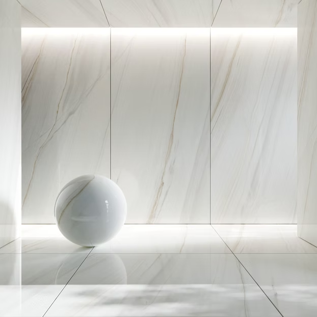 GM-Florim PorcelainTop™ Bianco Lasa Porcelain Slab