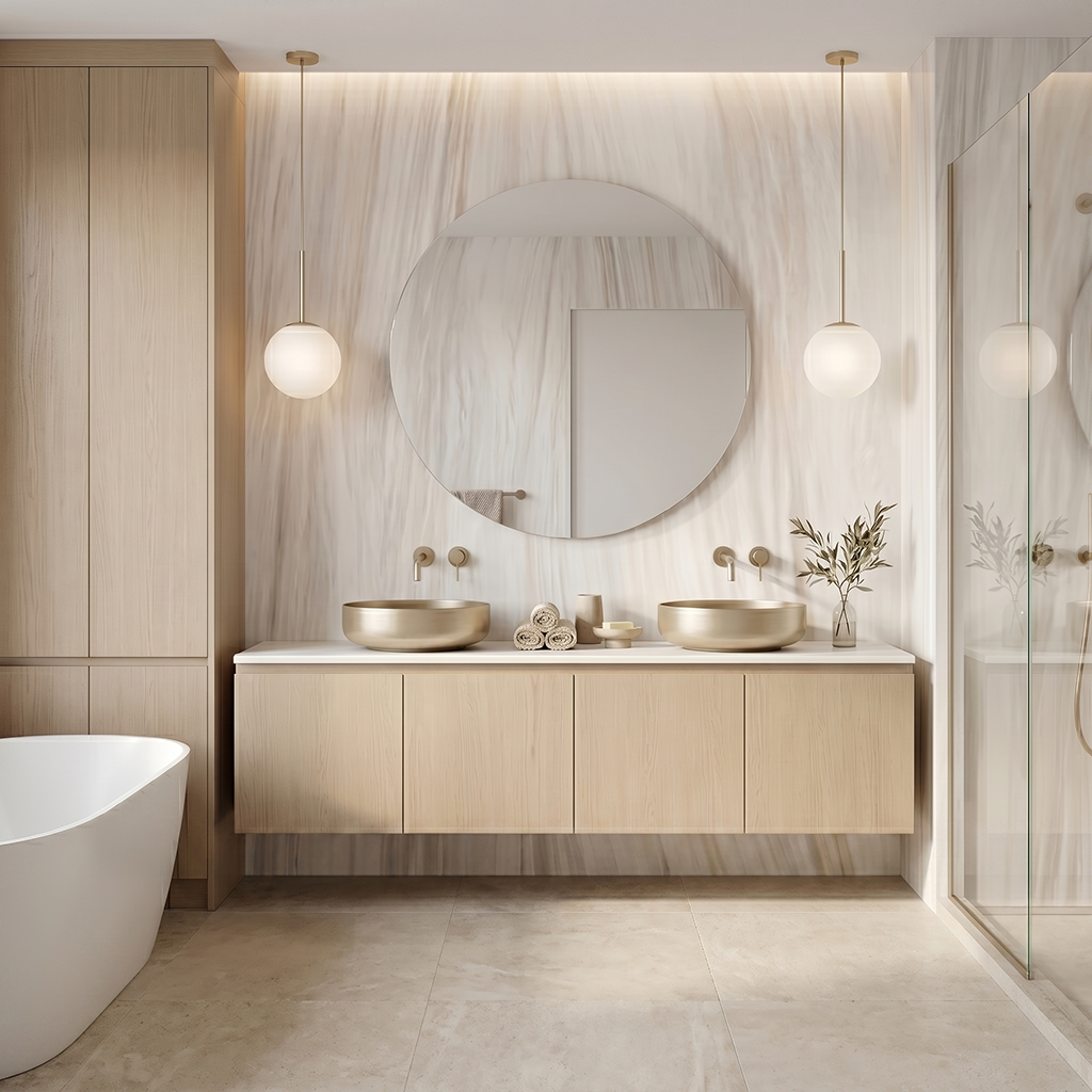 GM-Florim PorcelainTop™ Bianco Lasa Porcelain Slab