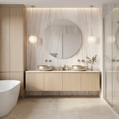 GM-Florim PorcelainTop™ Bianco Lasa Porcelain Slab