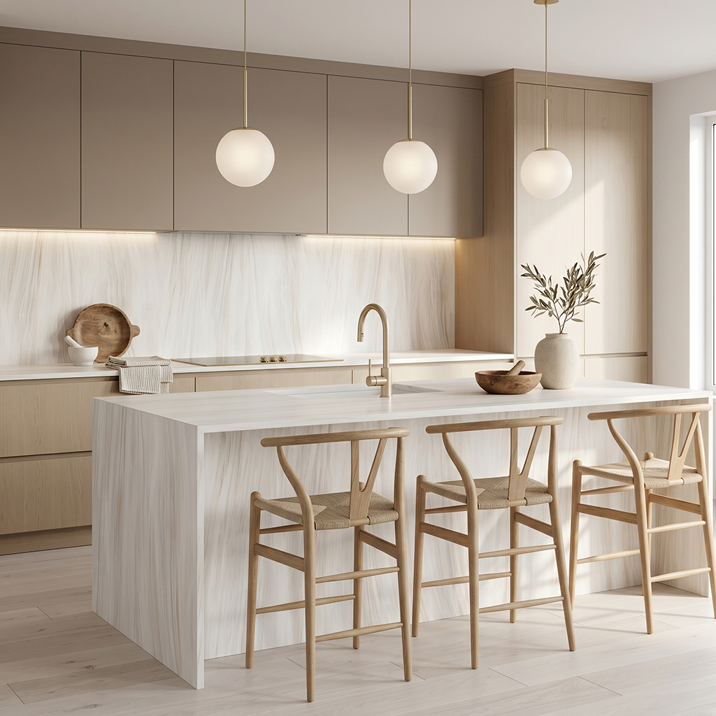 GM-Florim PorcelainTop™ Bianco Lasa Porcelain Slab