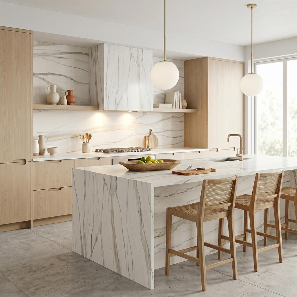 GM-Florim PorcelainTop™ Calacatta Gold Porcelain Slab