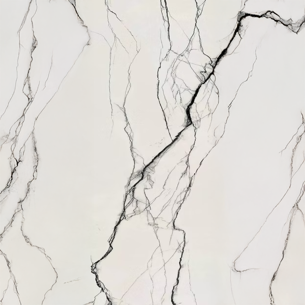 GM-Florim PorcelainTop™ Marble Breach White Porcelain Slab