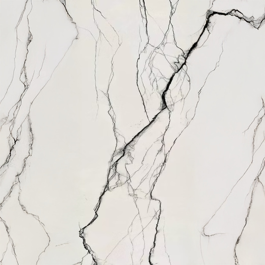 GM-Florim PorcelainTop™ Marble Breach White Porcelain Slab