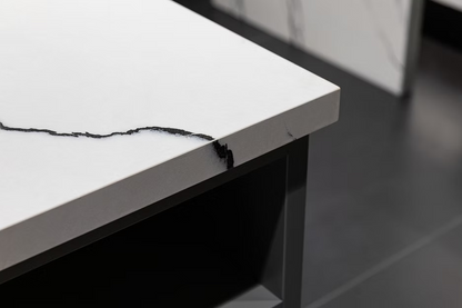 GM-Florim PorcelainTop™ Marble Breach White Porcelain Slab