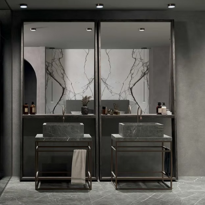 GM-Florim PorcelainTop™ Marble Breach White Porcelain Slab
