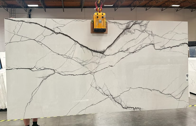GM-Florim PorcelainTop™ Marble Breach White Porcelain Slab