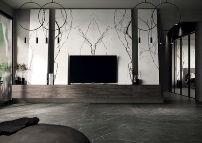 GM-Florim PorcelainTop™ Marble Breach White Porcelain Slab