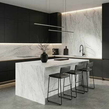GM-Florim PorcelainTop™ Marble Calacatta Porcelain Slab