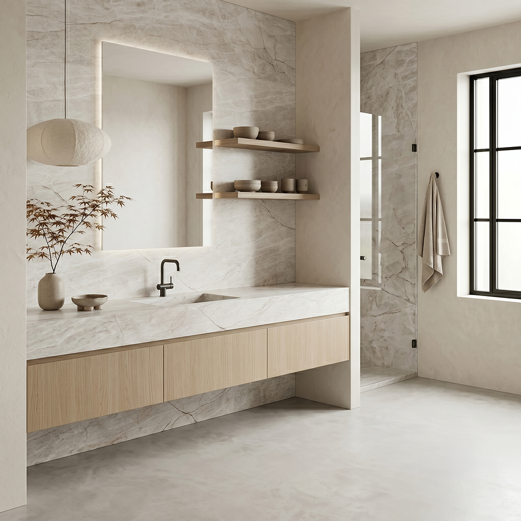 GM-Florim PorcelainTop™ Marble Mahal Porcelain Slab