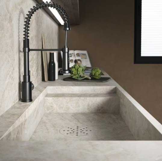 GM-Florim PorcelainTop™ Yamuna Taj Mahal Porcelain Slab