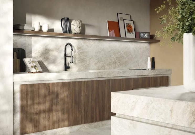 GM-Florim PorcelainTop™ Yamuna Taj Mahal Porcelain Slab