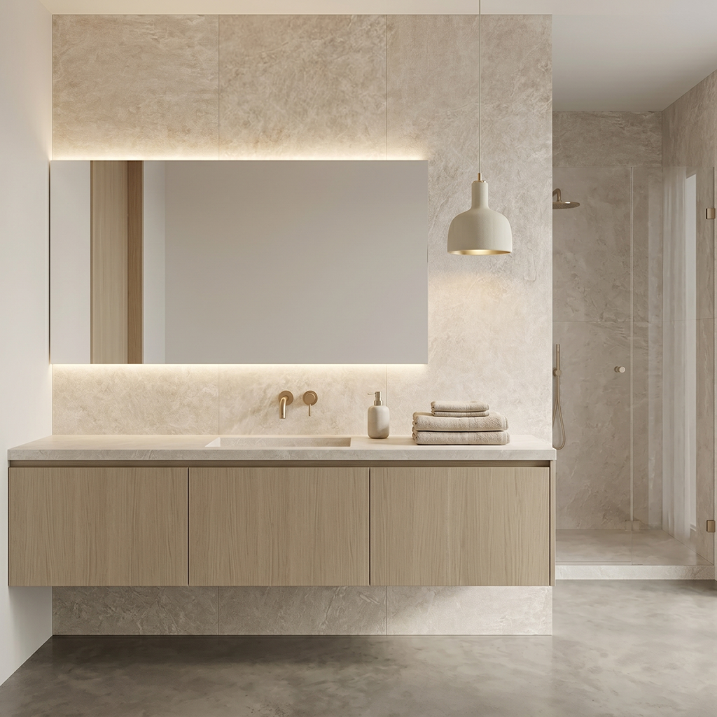 GM-Milestone Alabaster Rectified Porcelain Slab