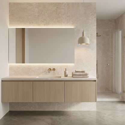 GM-Milestone Alabaster Rectified Porcelain Slab