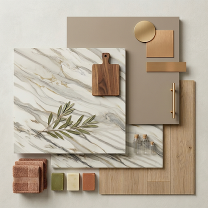 GM-Milestone Aria Gold Rectified Porcelain Slab