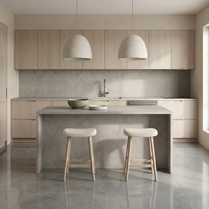 GM-Milestone Fossil Cross Cut Rectified Porcelain Slab