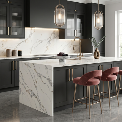 GM-Mina De Oro Sintera Silica-Free Quartz Slab