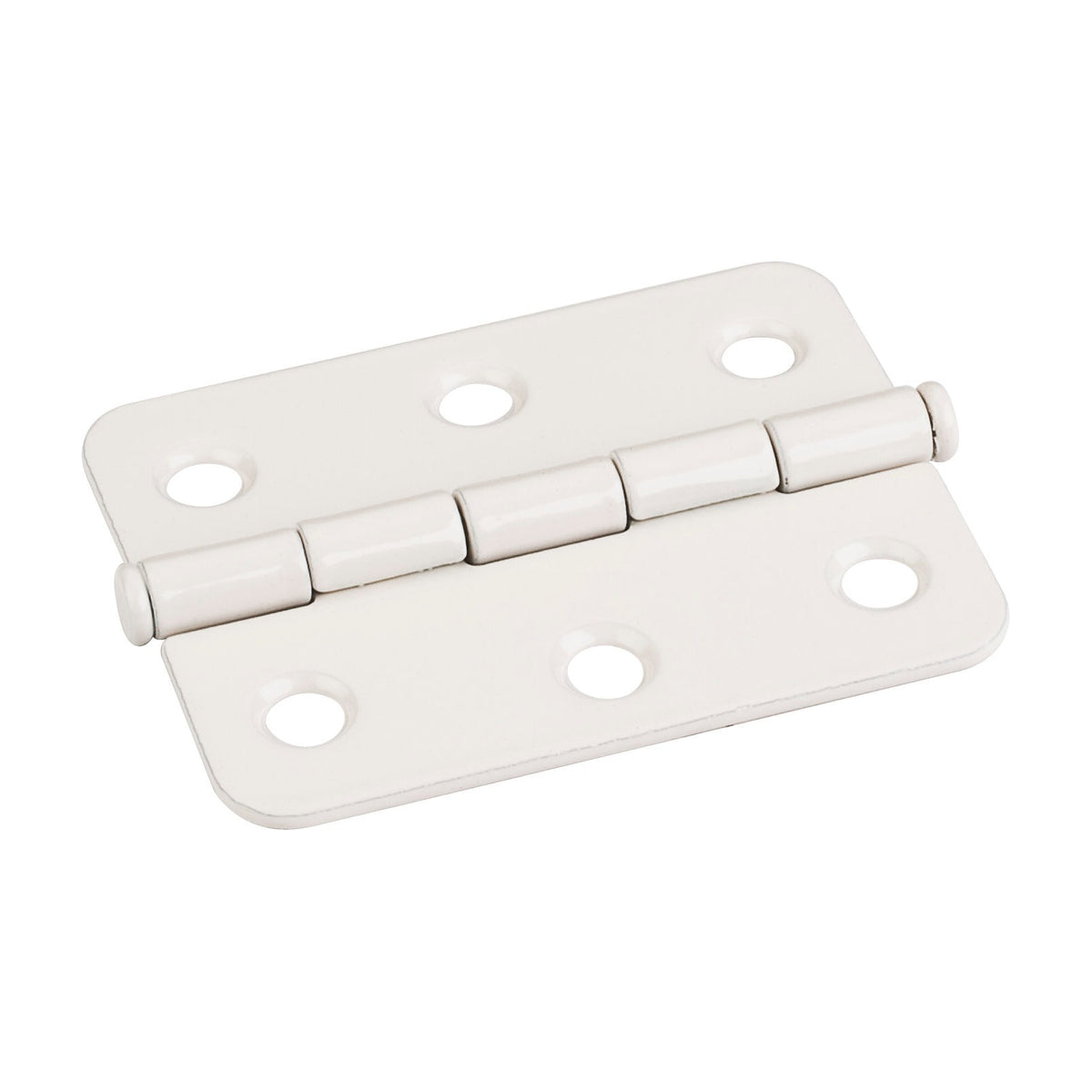 2-1/2" Single Full Swaged Radius Corner Butt Hinge, Almond