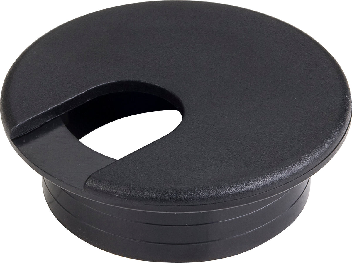 2 Piece Wire Grommet, Black