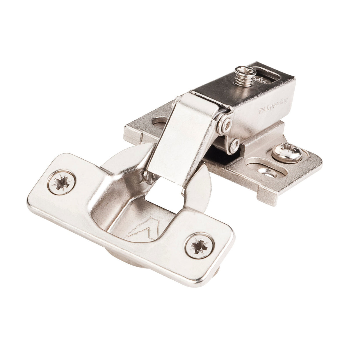 22855 Series Face Frame Compact Hinge, Self-Close, 125 Degree, Cam Adjustable, Dowels