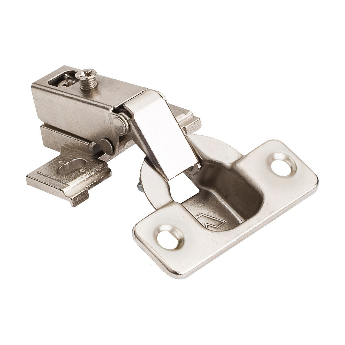 22855 Series Face Frame Compact Hinge, Self-Close, 125 Degree, Standard Plate, No Dowels