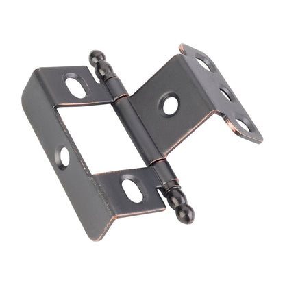 3/4" Frame Flush Hinge, Distressed Oil Rubbed Bronze