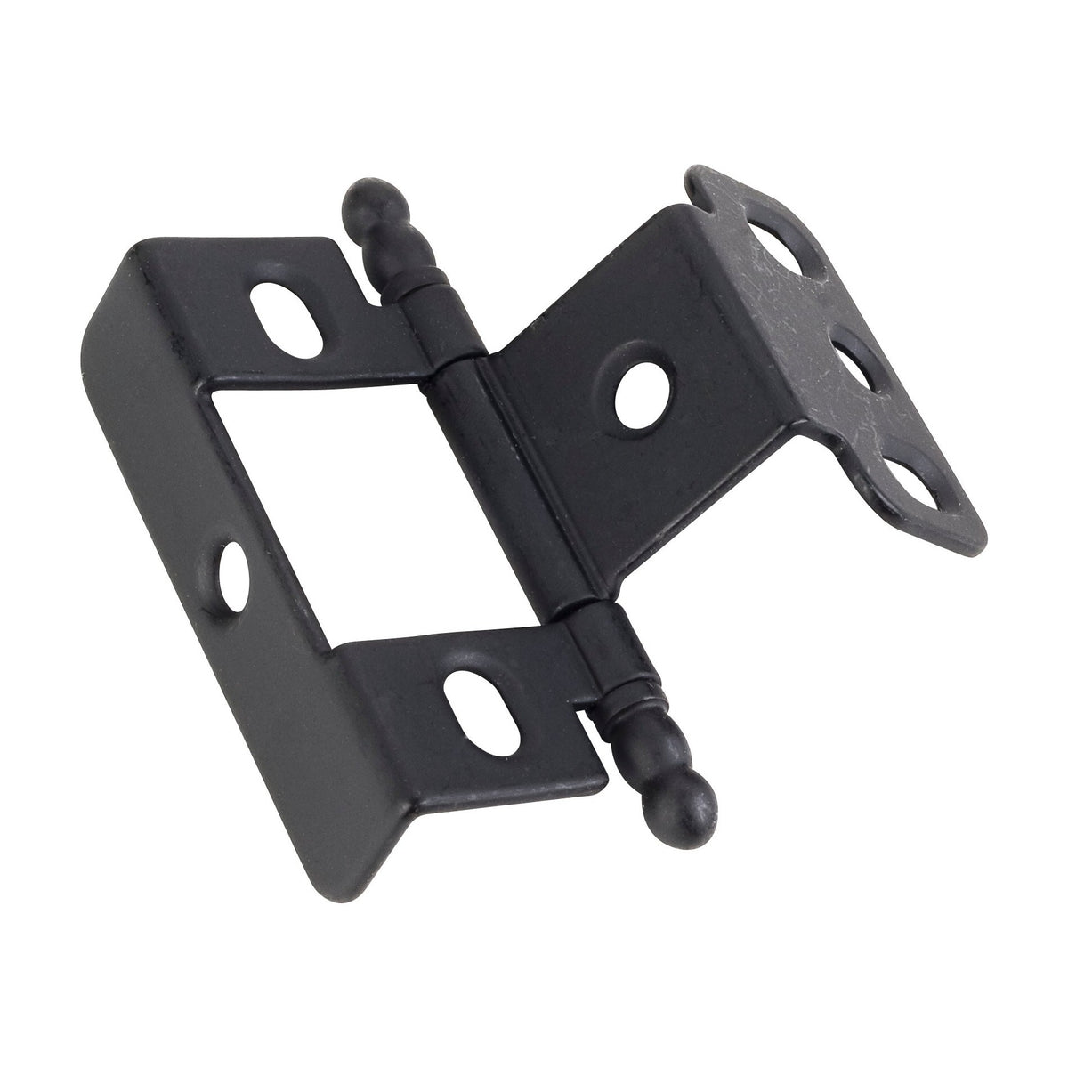 3/4" Frame Flush Hinge, Matte Black