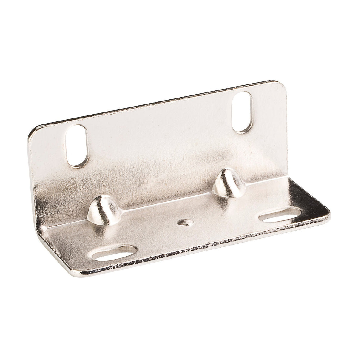 3/4" x 3/4" x 2" Universal Angle Bracket, Bright Nickel