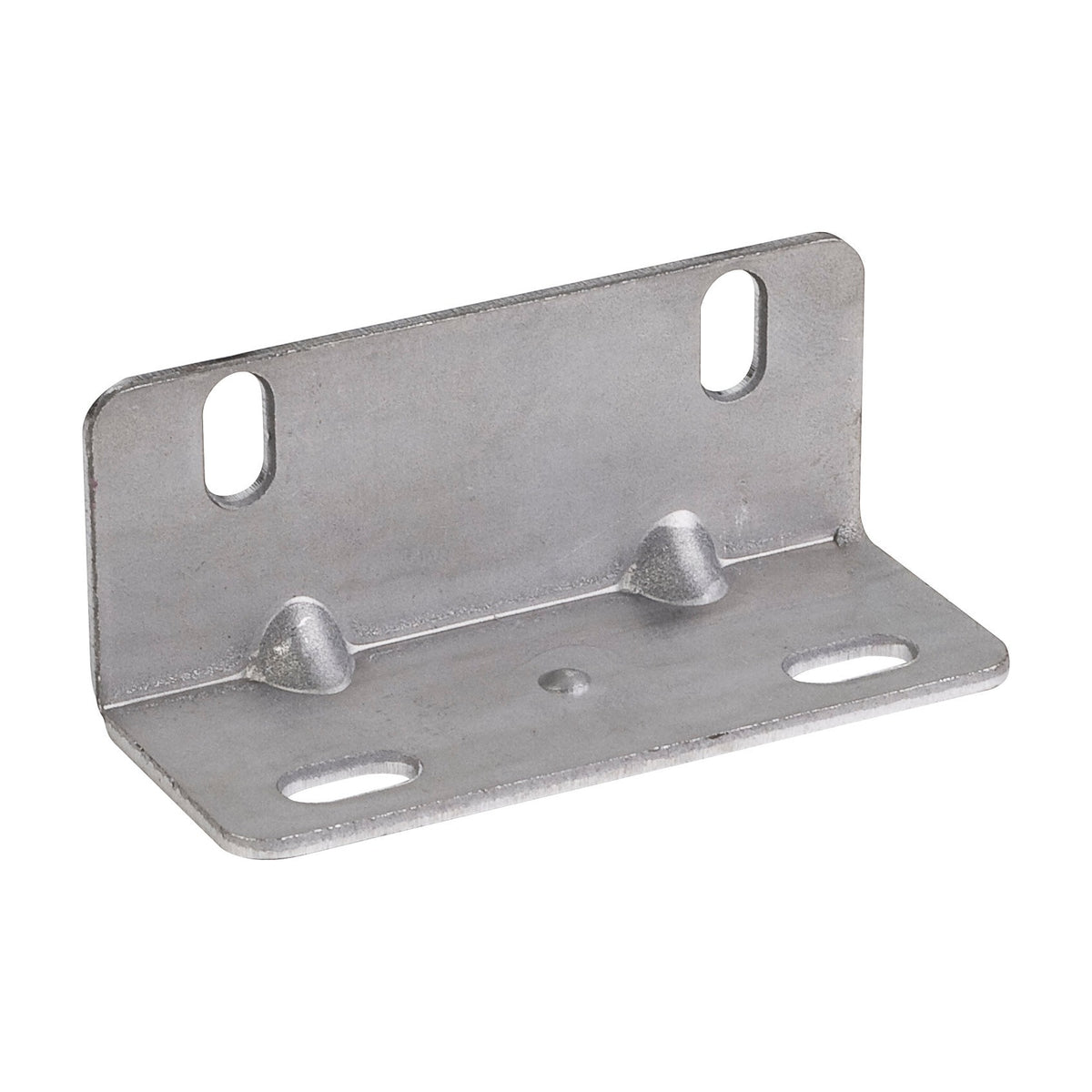 3/4" x 3/4" x 2" Universal Angle Bracket, Matte Silver