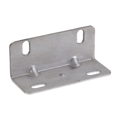 3/4" x 3/4" x 2" Universal Angle Bracket, Matte Silver