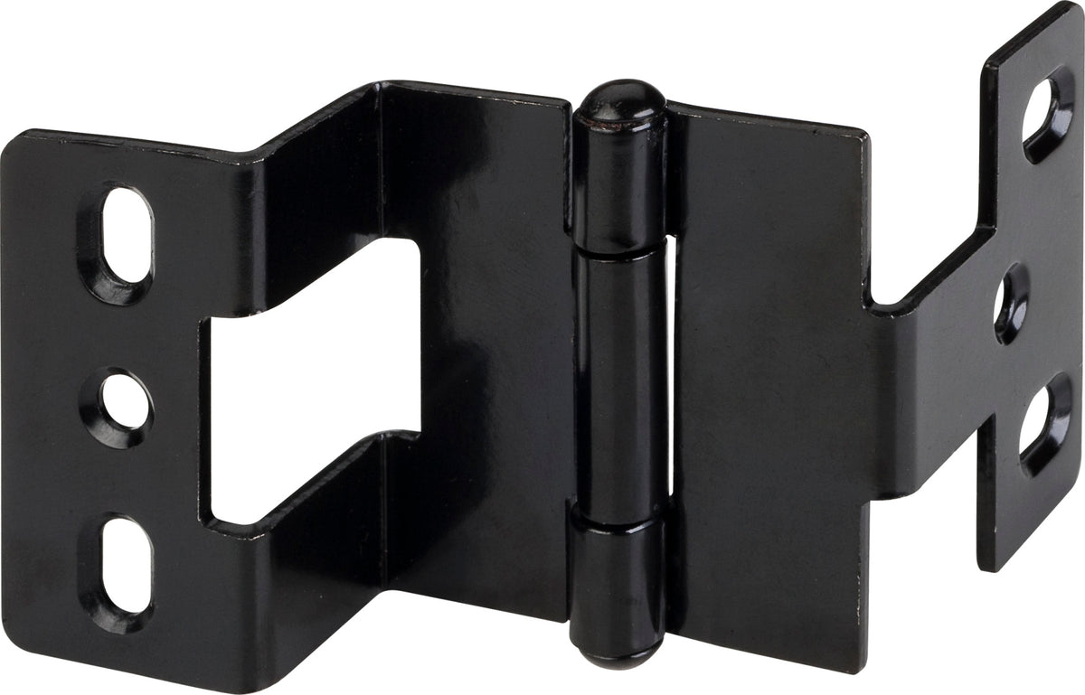 3-Knuckle 270 Degree Hinge, 3/4" x 3/4" Heavy Duty, Black