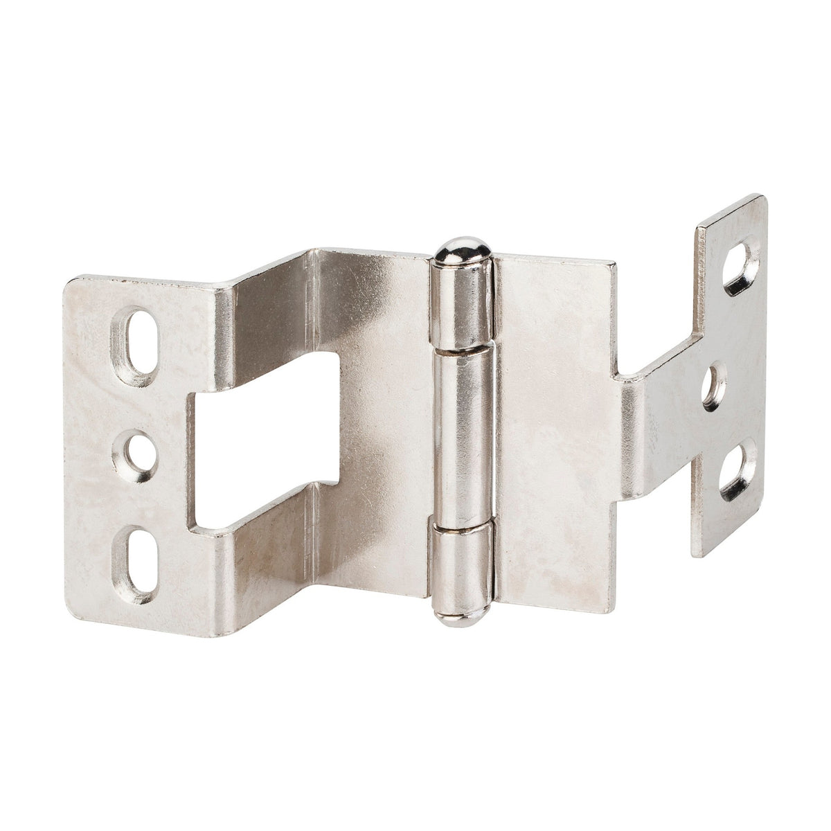3-Knuckle 270 Degree Hinge, 3/4" x 3/4" Heavy Duty, Bright Nickel