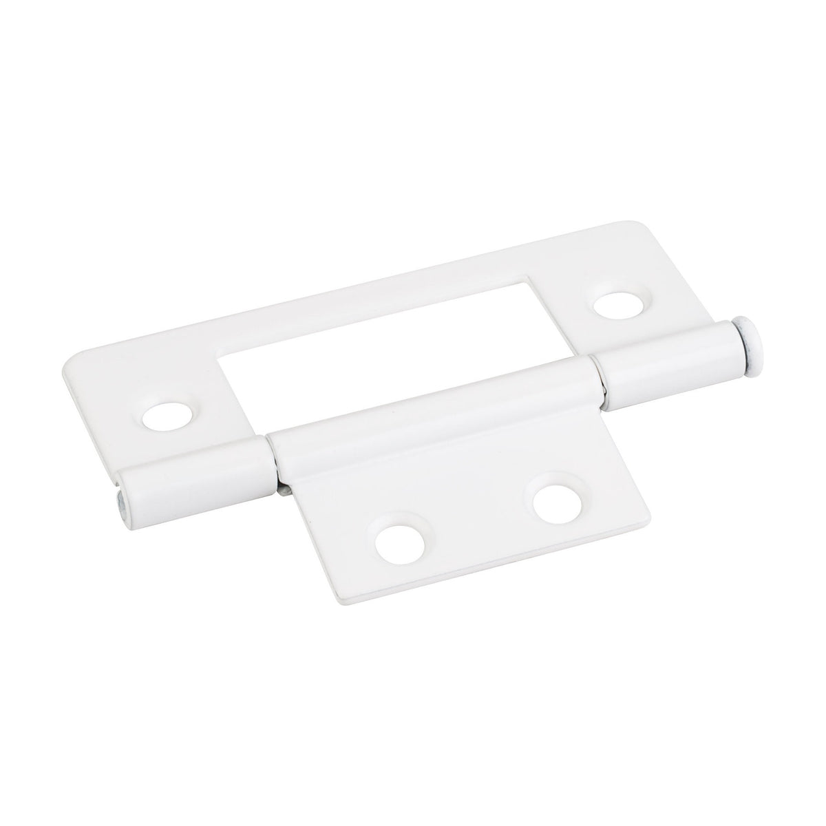 3" Loose Pin Non-Mortise Hinge, 4 Hole, Bright White