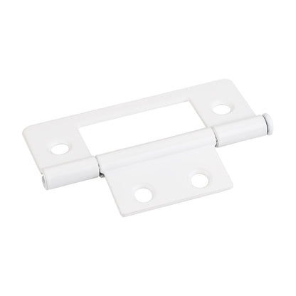 3" Loose Pin Non-Mortise Hinge, 4 Hole, Bright White
