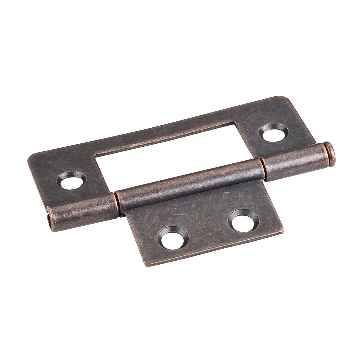 3" Loose Pin Non-Mortise Hinge, 4 Hole, Distressed Antique Brass