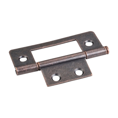 3" Loose Pin Non-Mortise Hinge, 4 Hole, Distressed Antique Brass