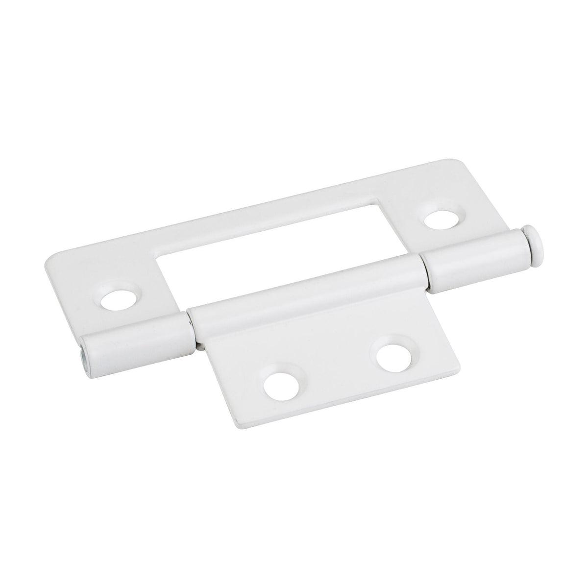 3" Loose Pin Non-Mortise Hinge, 4 Hole, White