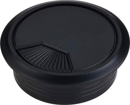 3 Piece Spring Wire Grommet, 60 mm Hole, Black