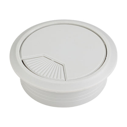 3 Piece Spring Wire Grommet, 60 mm Hole, Grey