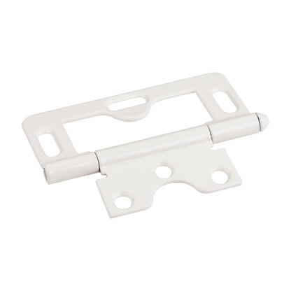 3" Swaged Loose Pin Non-Mortise Hinge, 3 Slots, Almond