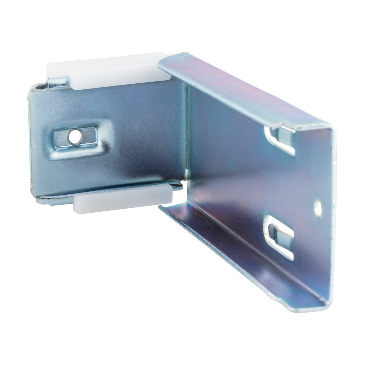303FU Series Drawer Slide Mounting Bracket, Rear Bracket with 8 mm Plastic Dowels, Pair