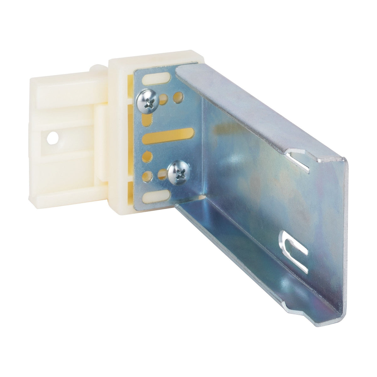 303FU Series Drawer Slide Mounting Bracket, Self-Adjusting Rear Bracket with 8 mm Dowels, Left