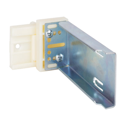 303FU Series Drawer Slide Mounting Bracket, Self-Adjusting Rear Bracket with 8 mm Dowels, Left